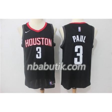 NBA Mænd Trøje Houston Rockets Chris Paul 3 Nike 2017-18 Sort Swingman NBA Mænd Trøje Houston Rockets Chris Paul 3 Nike 2017-18 Sort Swingman